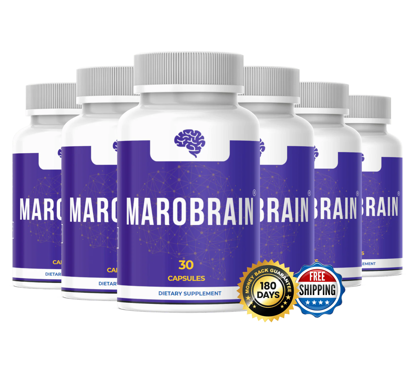 6 Bottles Marobrain + Bonus